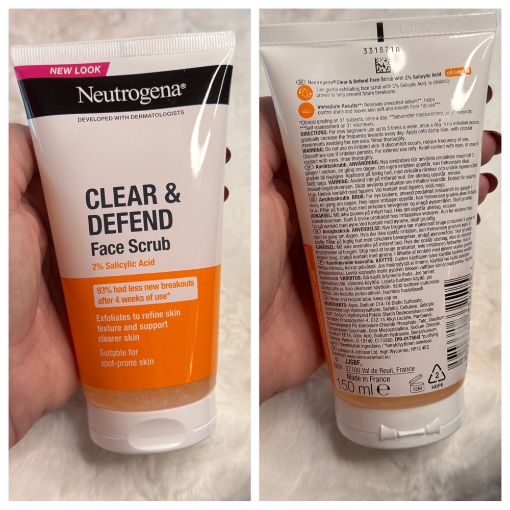 Neutrogena Clear & Defend Facial Scrub